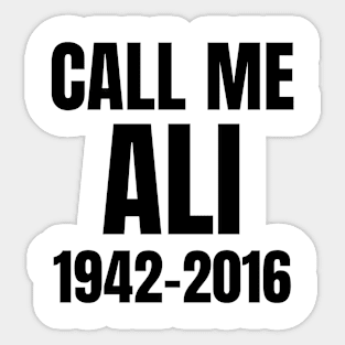 call me ali Sticker